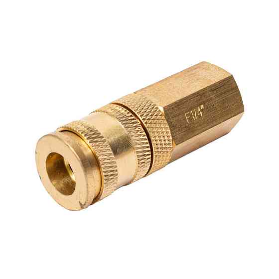 З'єднання швидкознімне посилене з фіксатором FT 1/4" (латунь) SIGMA (7021641) Київ
