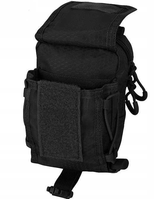 Універсальний Підсумок на пояс 0.5 літрів із системою Molle Mil-Tec "HEXTAC" (13485002) Black Нововолинськ - фото 5