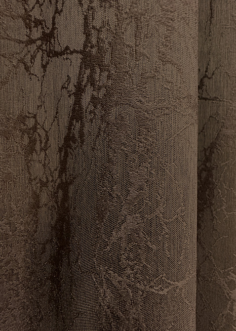 Комплект штор VR-Textil Жакард Viva Marmo № 1780ш Коричневий  150х270 см 2 шт (33-0757) Київ - фото 8