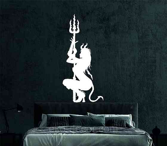 Декоративне настінне Панно «Дівчина Дияволиця», Декор на стіну Київ