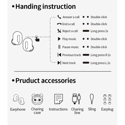 Наушники XoKo G05-face changing TWS Yellow (G05-YEL) Винница - изображение 6