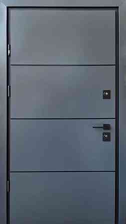 Двери уличные STRAJ, модель PARTY D, комплектация Proof Standard Mottura Антрацит 870 Киев