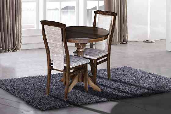 Стіл Чумак нерозкл (D=80), темн горіх Киев