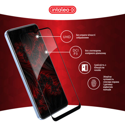 Стекло защитное Intaleo Full Glue Realme V20 Black (1283126559440) Винница - изображение 4