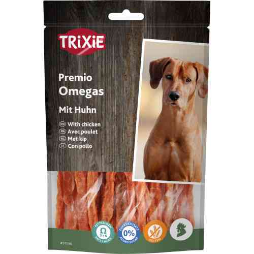 Лакомство Trixie Premio Omega Stripes для собак палочки с курицей 100 г Киев