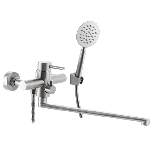 Змішувач для ванни ZERIX SUS-006, з  нерж. сталі Харків - фото 1