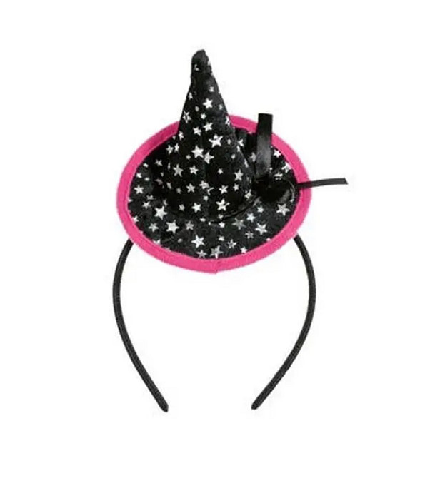 Обруч декор Шляпка Ведьмы на Хеллоуин черный Киев - изображение 3