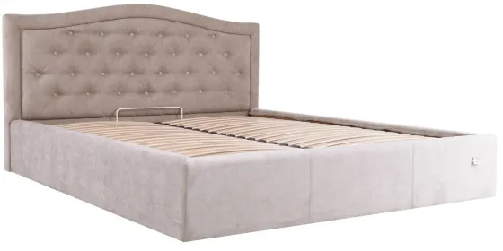Кровать Двуспальная Scarlett Comfort 180 х 200 см Мисти Mocco С подъемным механизмом и нишей для белья Мокко Киев