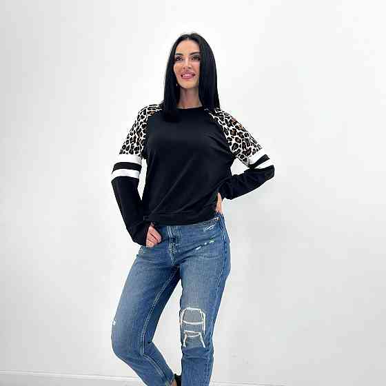 Женский свитшот со вставками 