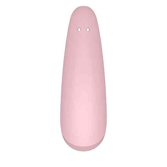 Вакуумный клиторальный стимулятор Satisfyer Curvy 2+ Pink с управлением через интернет Sex Aura Киев