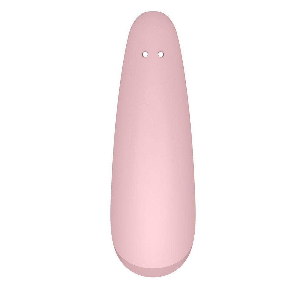 Вакуумный клиторальный стимулятор Satisfyer Curvy 2+ Pink с управлением через интернет Sex Aura Киев - изображение 3