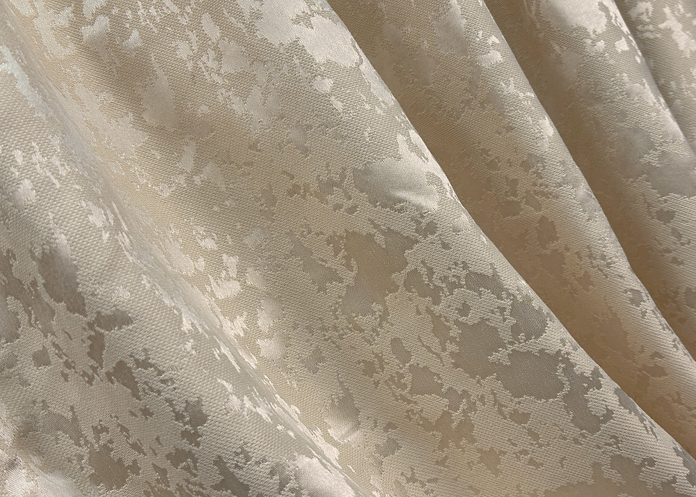 Комплект коротких штор VR-Textil Льон мармур Pavliani VO № 1713ш айворі 130х170 см 2 шт (35-0339) Київ - фото 5