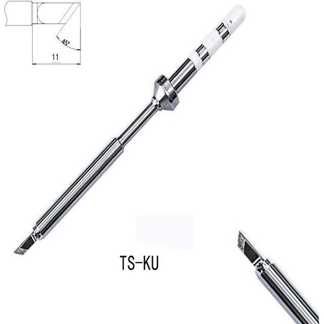 Жало-насадка TS-KU «Нож» для паяльников TS100 и TS101, сменный наконечник для пайки Киев - изображение 5