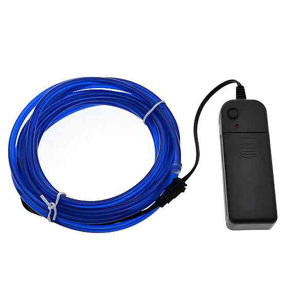 Светодиодная лента RESTEQ в виде гибкого провода длиной 5м — LED неоновый свет с контроллером, декоративная подсветка для дома, Киев