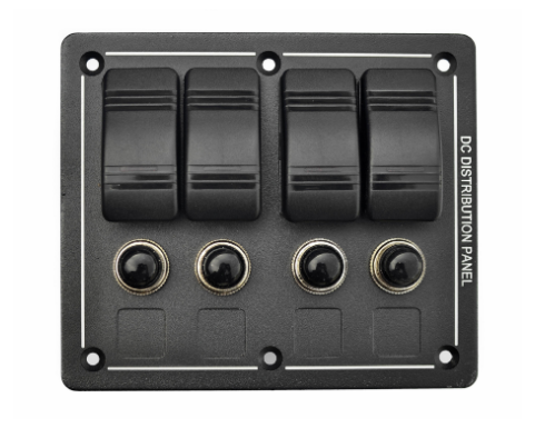 Панель На 4 Перемикача Автомат 86Х102Мм Київ - фото 1