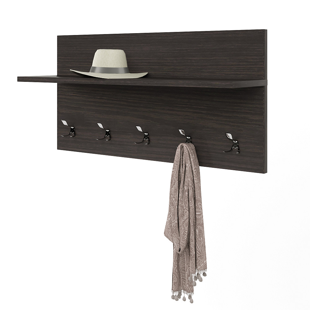 Вешалка на стену Эверест Соната-800 80х40 см венге темный (DTM-2123) Львов - изображение 2