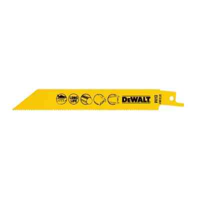 Полотно DeWALT пильное биметаллическое, быстрый пропил, 152 мм, 14 TPI, 5 шт (DT2361) Винница