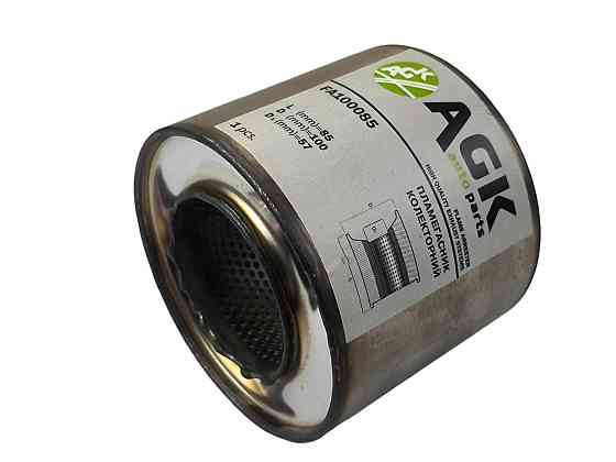 Вставка катализатора в коллектор 100/ 85 (диаметр/высота) сварная, нержавейка AGK вместо Мукачево