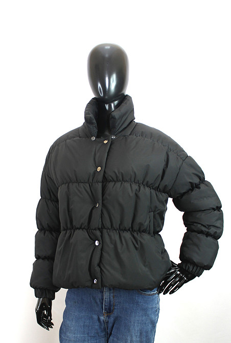 Жіноча куртка демісезонна Чорний 48 Харків - фото 6