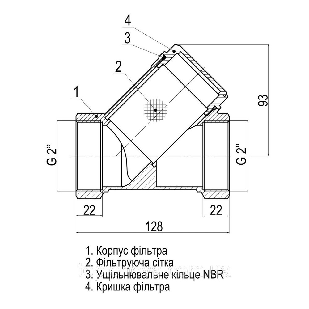 Фільтр грубого очищення SELBA 2| SL1512 Чернівці - фото 5