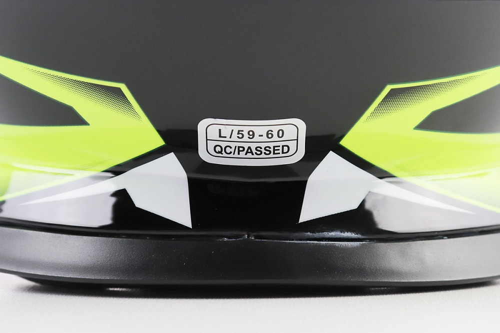 Шолом кросовий/ендуро/АТV BLD-819-7 L (59-60см), ЧОРНИЙ/НЕОНОВО-ЖОВТИЙ Київ - фото 6