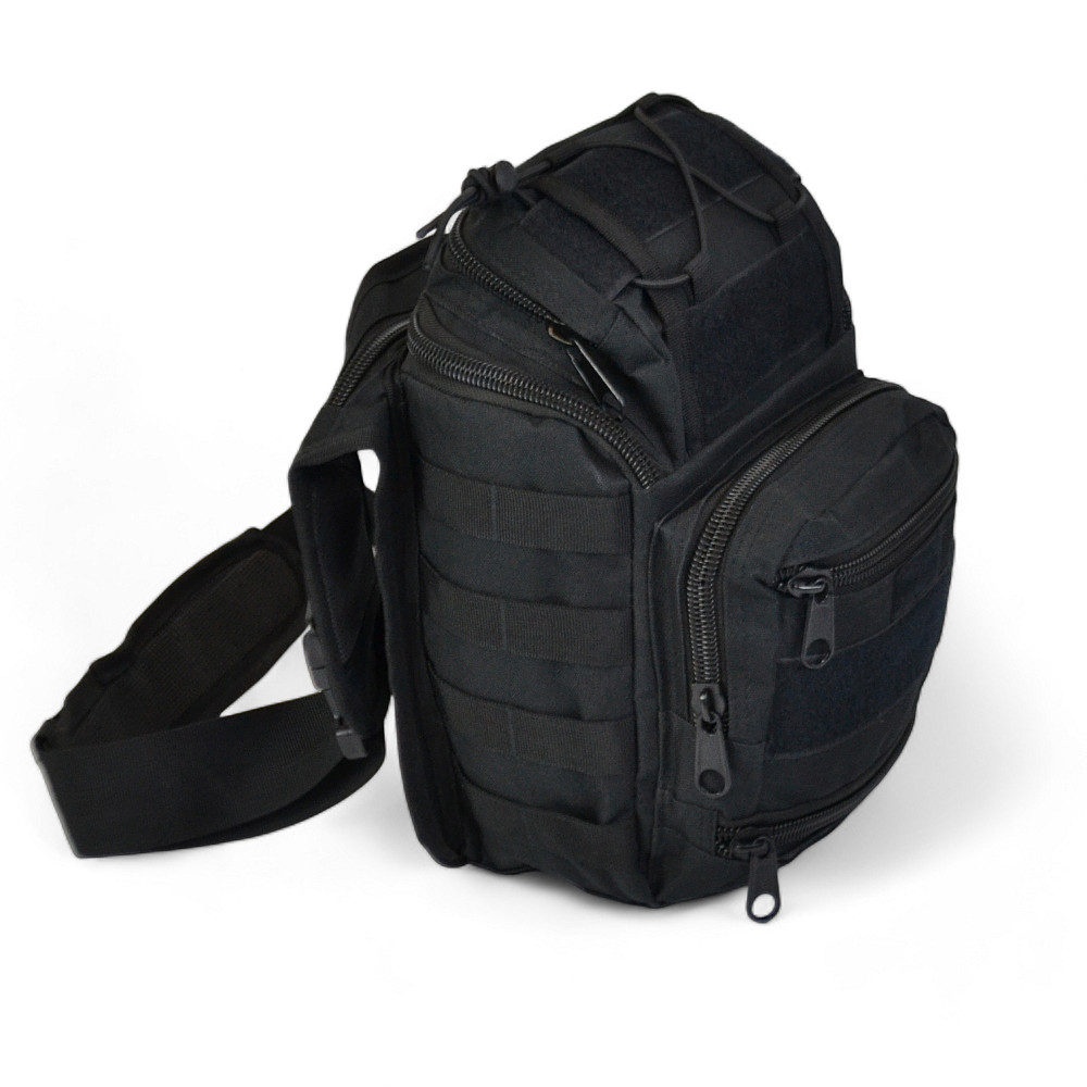 Тактична сумка для активного життя, Нагрудна сумка бананка містка, Чоловіча сумка-слінг тактична хакі VH-58 Івано-Франківськ - фото 5