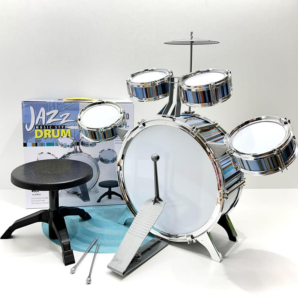 Барабанна установка 5 барабанів з паличками та стільчиком (2042T) Чернигов - изображение 1