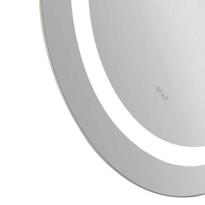 Дзеркало настінне овальне сенсорне Qtap Gemini 500х700 з LED-підсвіткою Touch, з антизапотіванням із диммером Харків - фото 8