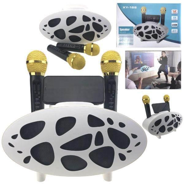 Блюз колонка караоке з мікрофонами Київ - фото 1