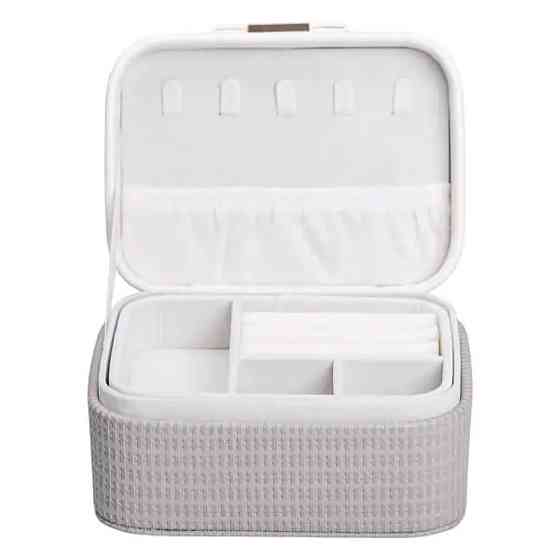 Скринька для прикрас з еко шкіри 15.5×11.5×8.5 ​​органайзер для ювелірних виробів HP-5-37BE Коломия