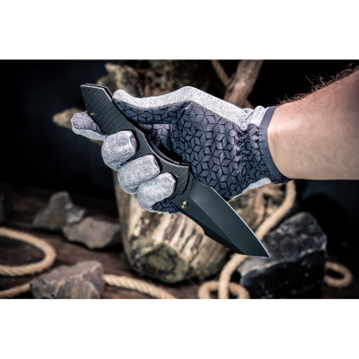 Нож Weknife High-Fin XL, Darkwash, чорний титан (WE24010-1) Винница - изображение 6