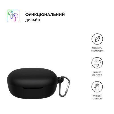 Чохол для навушників Armorstandart Hang Case для Xiaomi Redmi Buds 4 Lite Black (ARM73543) Вінниця - фото 2