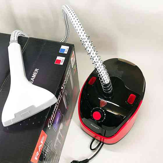 Відпарювач вертикальний для одягу зі стійкою RAF R.3038 1800 W. CQ-798 Колір: червоний Київ