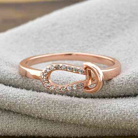 Кольцо куб. цирконий Xuping позолота РО, 18 размер (ширина 5мм, вес 2.0г) Киев