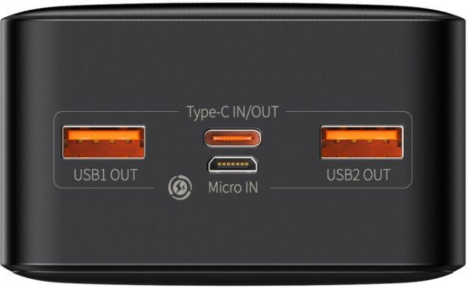 Внешнее зарядное устройство Baseus Bipow Digital Display 30000mAh 20W PPDML-N01 Черный Винница - изображение 5