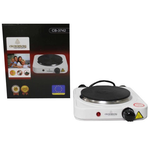 Плита побутова переносна Crownberg CB-3742, Зручна настільна плита для приготування страв BV-96 Івано-Франківськ - фото 4