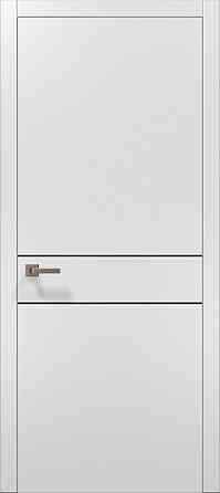 Двери экошпон, Полотно, серия PLATO (PL-07) Альпийский белый (МЧ) Киев