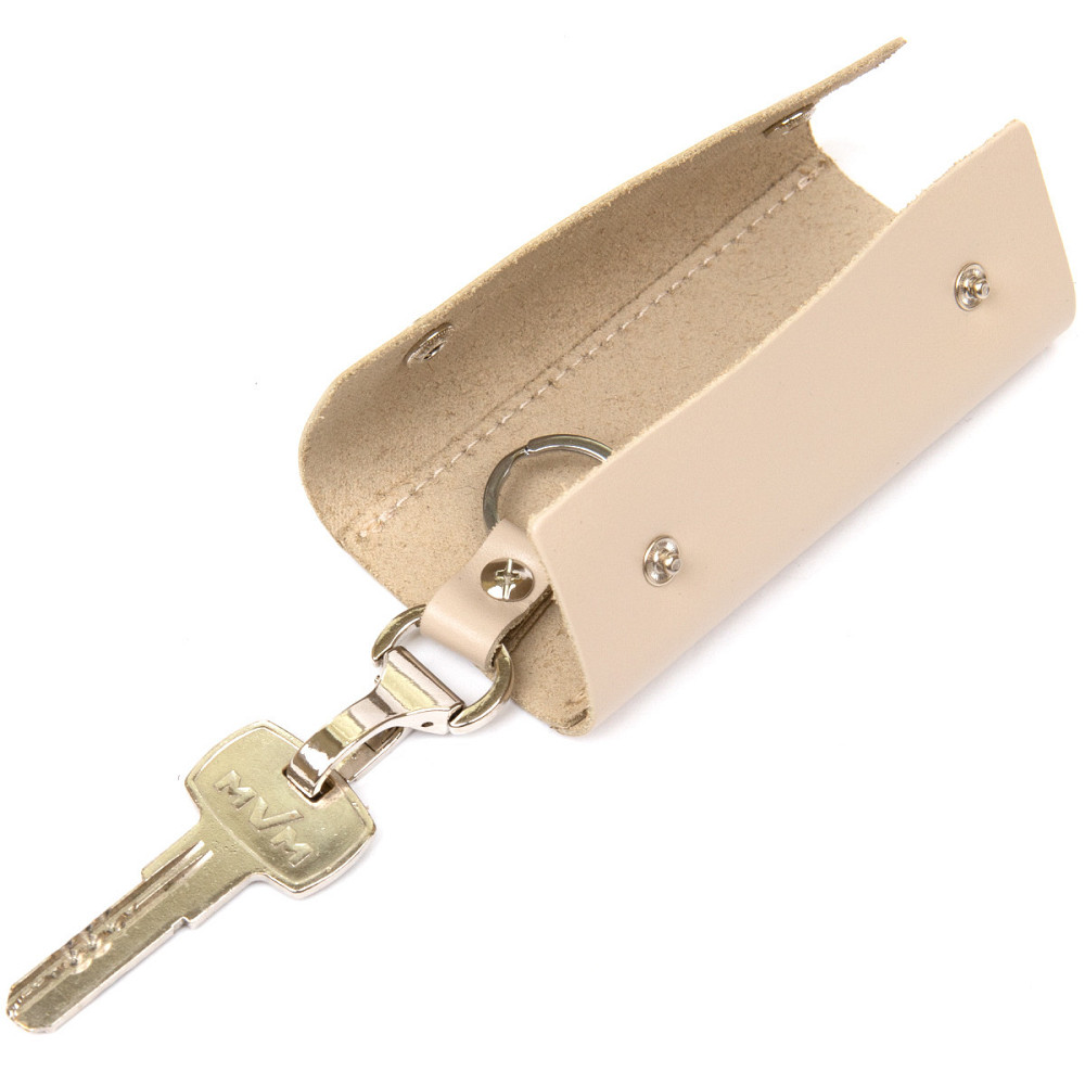 Ключниця з натуральної шкіри GRANDE PELLE 11390 Бежевий Київ - фото 6