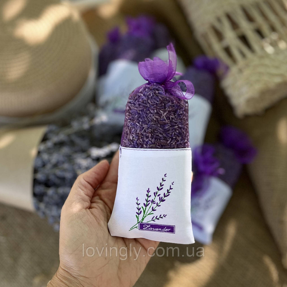 Аромасаше с цветами лаванды, мешочки с лавандой для ароматизации. Ирпень - изображение 2