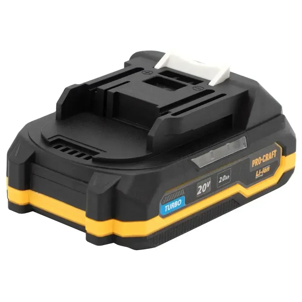 Комплект акумуляторів Procraft  2×20 В 2А год Li‑Ion батареї + зарядний пристрій для інструментів Львів - фото 7