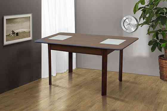 Стіл обідній Бостон (1150+390)*740, горіх темн. Дніпро