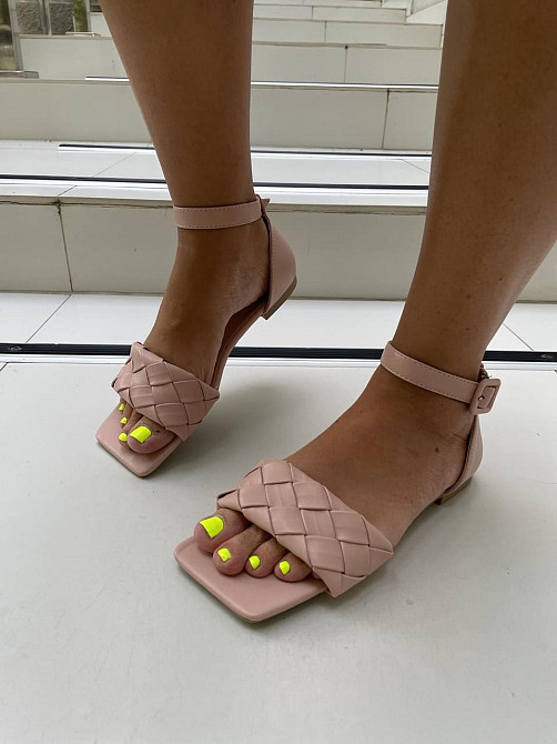 Meideli Босоніжки жіночі пудрові MEIDELI E839-33 літні, еко-шкіра/ Модні босоніжки на плоскій п Коломыя - изображение 9