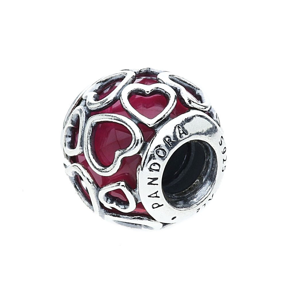 Срібна намистина Пандора  "Ажурні серця" 792036NCC MasterSem Київ - фото 1