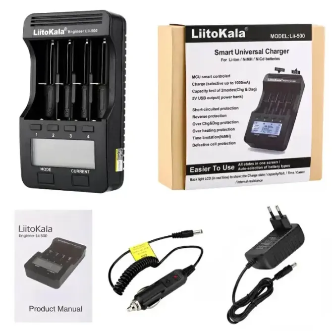 Зарядное устройство LiitoKala Lii-500 EU Полтава - изображение 1