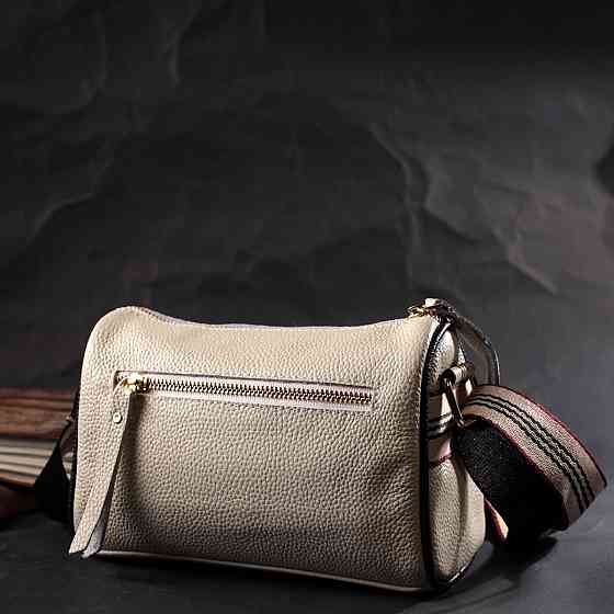 Дивовижна сумка для стильних жінок із натуральної шкіри Vintage 22264 Білий Київ