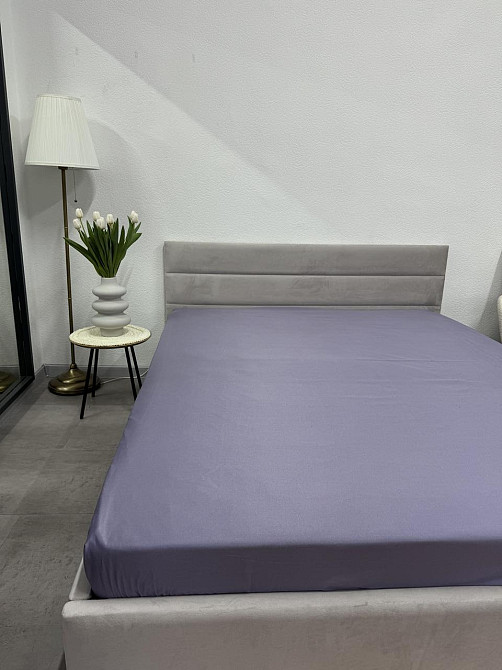 Ecotton Простирадло на резинці Ecotton 180х200 см фіолетовий Nid Purple 24588 Київ - фото 3