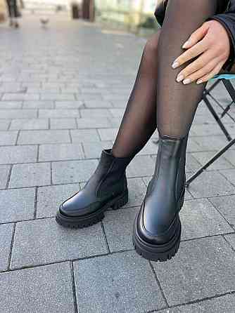 Edan Instruments Черевики жіночі EDAN 18 чорні (зима, шкіра натуральна) (5695) 40 Коломыя