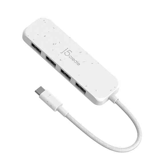 USB-хаб J5create 4 USB-A White (JCH341EW-N) ( 14605 ) Харків