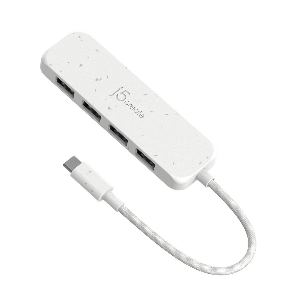 USB-хаб J5create 4 USB-A White (JCH341EW-N) ( 14605 ) Харків - фото 1