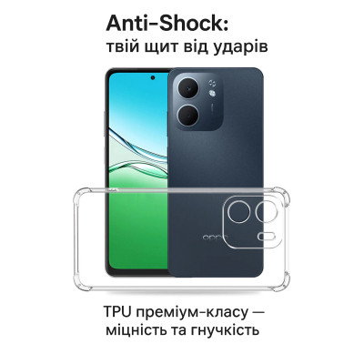 Чохол до мобільного телефона BeCover Anti-Shock Oppo A5x 4G/5G Clear (713814) Вінниця - фото 2